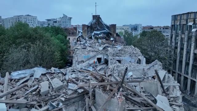 Последствия ракетного удара по Львову