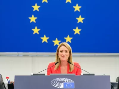 roberta metsola glava evroparlamenta prezident evroparlamenta Европарламент Европарламент