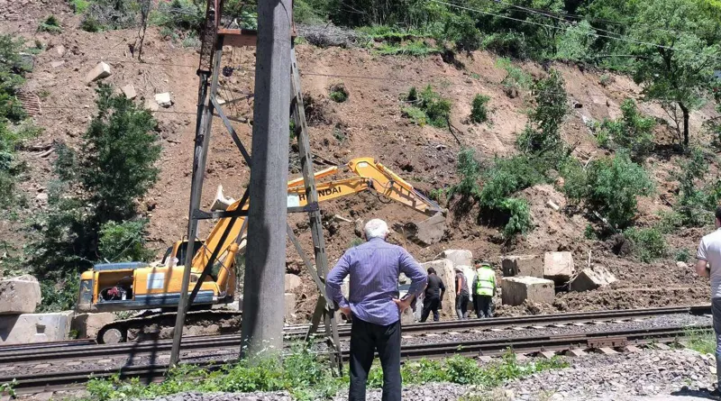 новости запад грузии, оползень