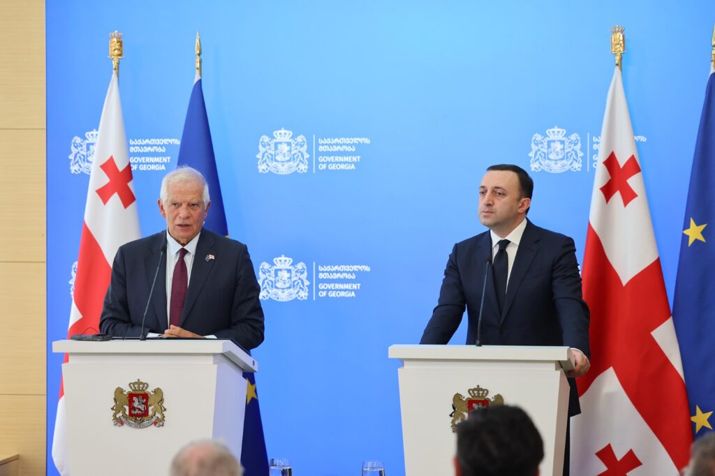 Премьер Грузии - Боррелю: "Мы требуем справедливого обращения" 1 borrel новости верховный представитель ЕС, Грузия-ЕС, Жозеп Боррель, Ираклий Гарибашвили, премьер Грузии