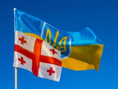 flagi gruzii ukraini новости беженцы, Грузия-Украина, ООН