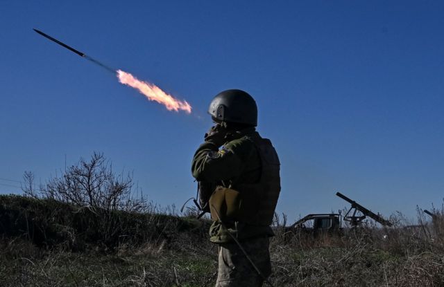 Украинские войска в районе Запорожья