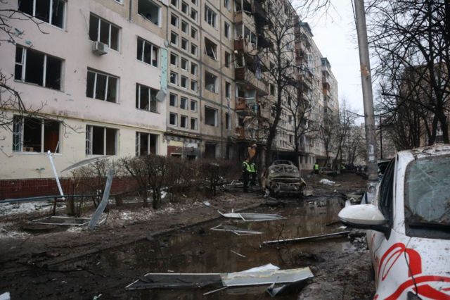 Ракетный удар по Киеву