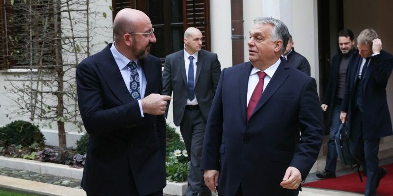 charles michel and viktor orban 800x450 1 новости Виктор Орбан, Грузия-Венгрия, Грузия-ЕС, Грузия-Украина, Еврокомиссия, премьер Венгрии, статус кандидата ЕС