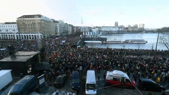 Демонстрация в Гамбурге 