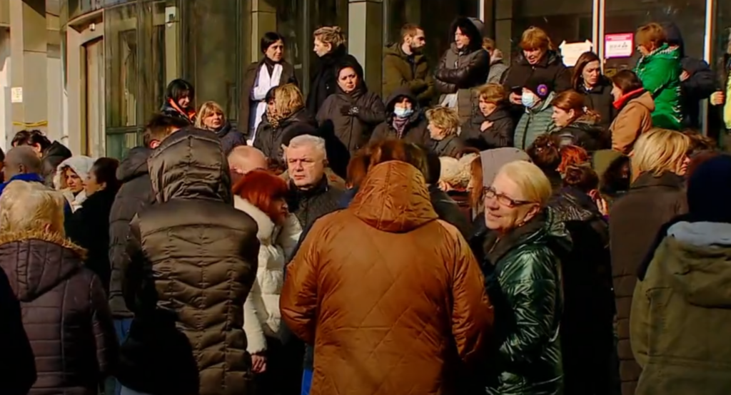 respublikanskaia miting новости акция протеста в тбилиси, врачи, Ираклий Гарибашвили, Республиканская больница