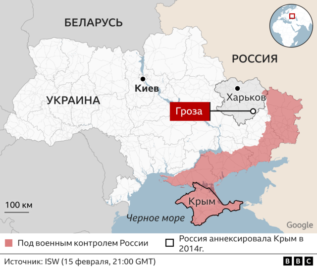 Карта Украины