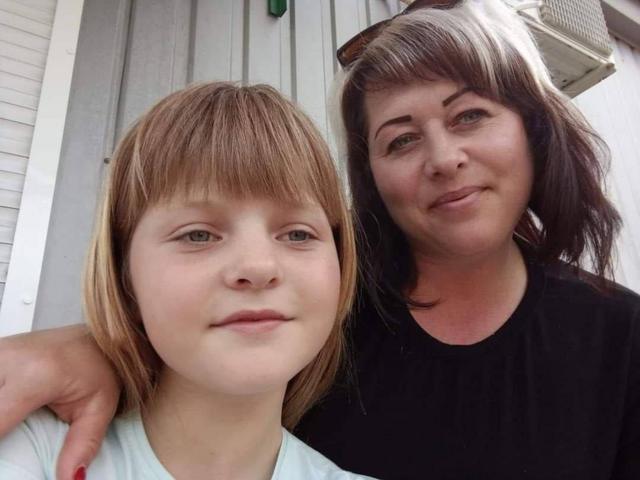 Настя с мамой Ольгой
