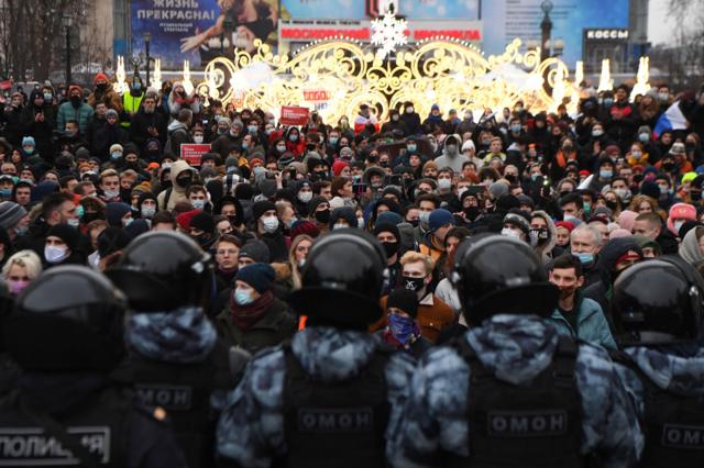 На Пушкинской площади в Москве