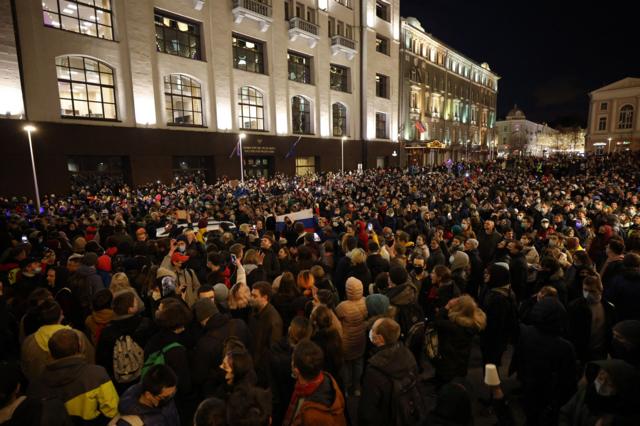 Протесты в Москве в апреле 2021-го