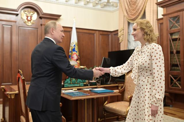 Владимир Путин и Мария Львова-Белова