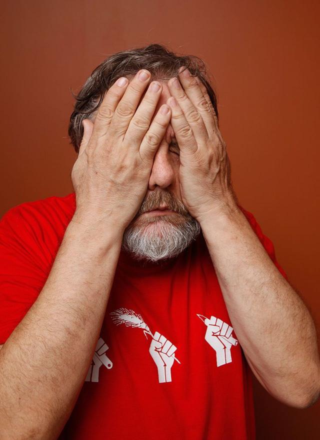 Славой Жижек на кинофестивале в Торонто, сентябрь 2012