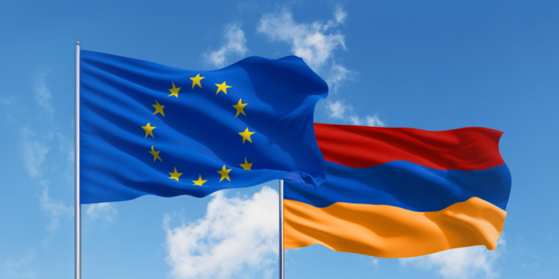 eu and armenian flags 1024x614 1 новости OC Media, Азербайджан-Армения, армения-ес