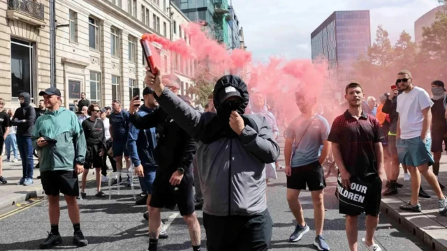 Протесты в Ливерпуле