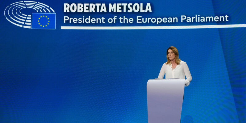 metsola новости Грузия-ЕС, Европарламент, Роберта Метсола