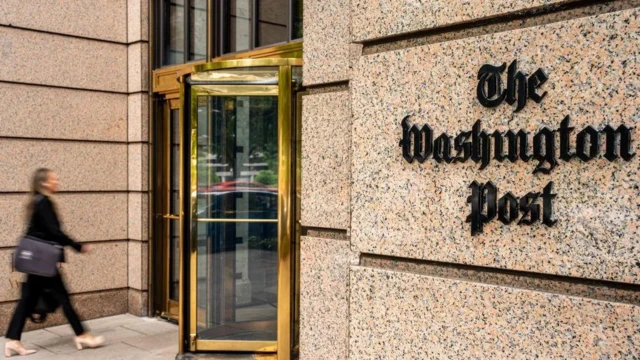 Вход в здание редакции газеты Washington Post