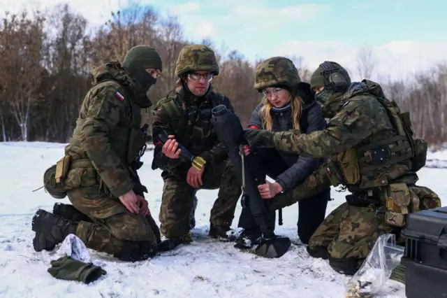 Обучение гражданских лиц в армии Польши