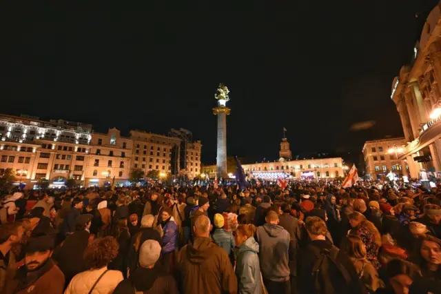 Протесты в Грузии