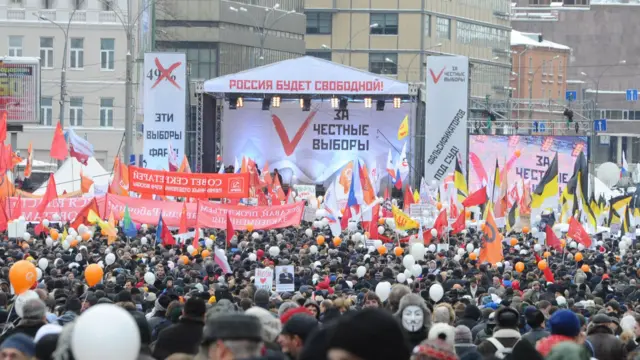 Митинг на проспекте Сахарова 24 декабря 2011 года