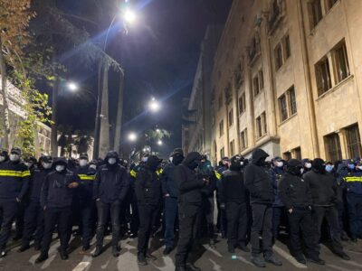 akcia22 новости акция протеста в тбилиси, МВД Грузии, полиция Грузии, Протест-2024, разгон акции протеста в Тбилиси