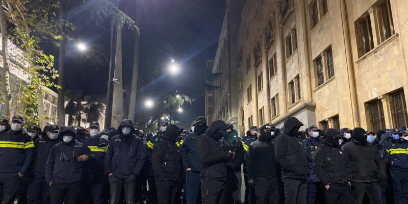 akcia22 новости акция протеста в тбилиси, МВД Грузии, полиция Грузии, Протест-2024, разгон акции протеста в Тбилиси