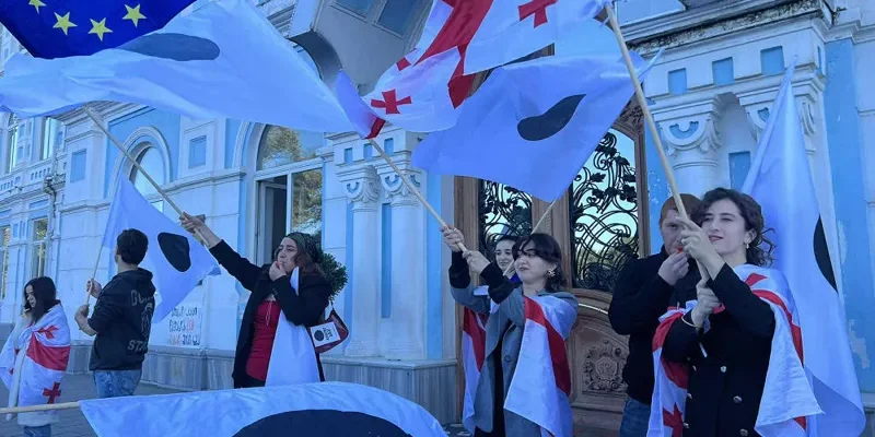 batumi aqcia новости акции протеста, акция в Батуми, перевыборы, студенческий протест в грузии