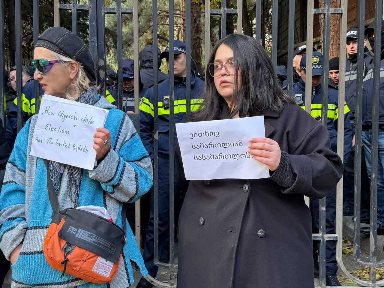 photo 2024 11 05 15 30 37 Выборы 2024 акция протеста в тбилиси, Георгий Вашадзе, коалиция "Единство", нарушения на выборах, парламентские выборы в Грузии, тайна голосования