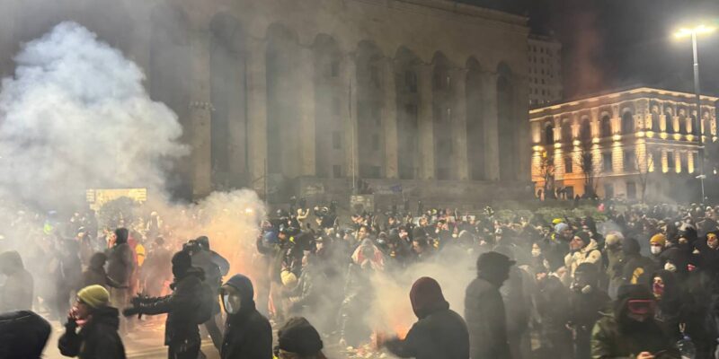 photo 2024 11 30 00 08 17 новости акция протеста в тбилиси, МВД Грузии, Протест-2024