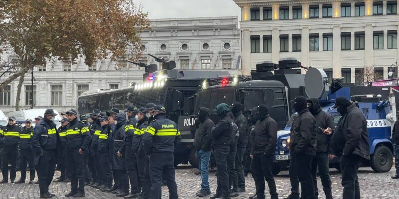 poicia новости акция протеста в тбилиси, водометы, парламент XI созыва, парламент Грузии