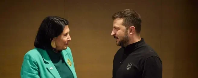 zurabishvili zelenski e1771926715113 новости Владимир Зеленский, война в Украине, Президент Грузии, президент Украины, Саломе Зурабишвили