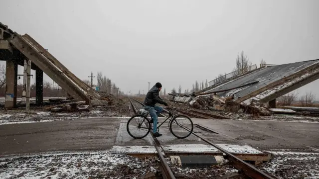 Человек на велосипеде