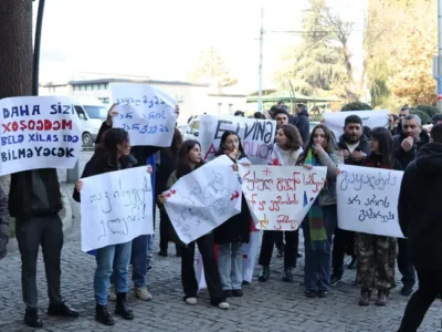 protesters marneuli pro eu 4 december 2024 scaled 1 новости OC Media, акции протеста, Марнеули