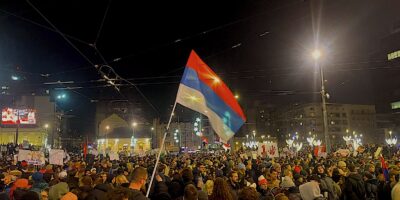 protest trg slavija 22. dec voa политика featured, Грузия-ЕС, Сербия