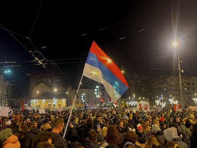 protest trg slavija 22. dec voa политика featured, Грузия-ЕС, Сербия