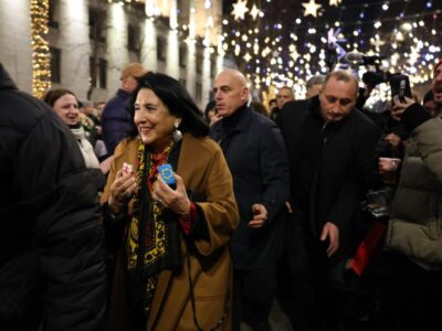 zurabishvili новости акция протеста в тбилиси, пятый президент Грузии, Рождество, Саломе Зурабишвили