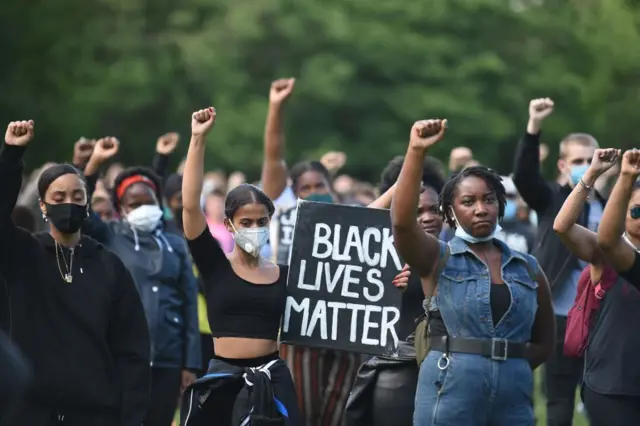 Демонстрация Black Lives Matter