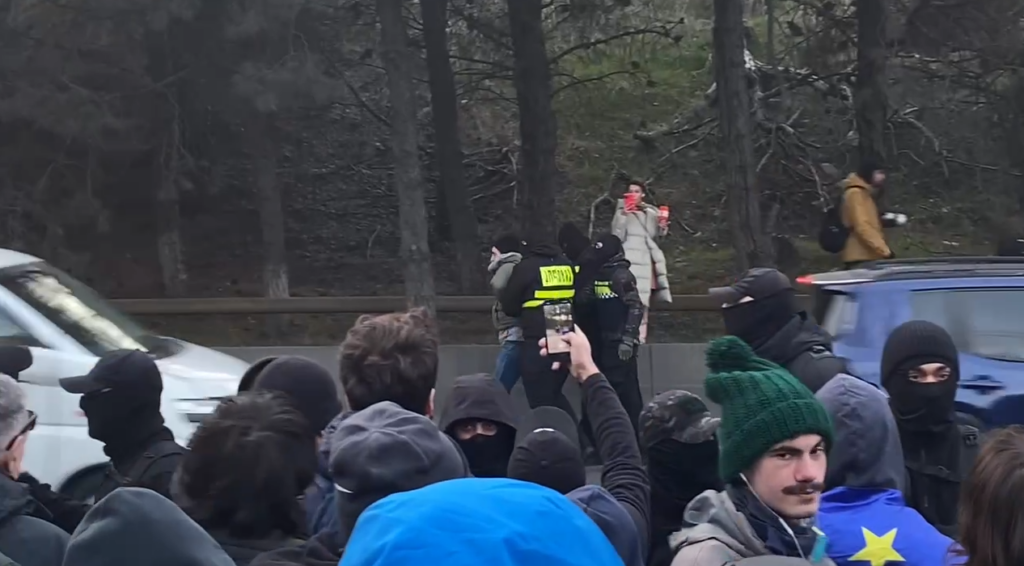 akcia zaderjanie новости Tbilisi Mall, задержания на акции протеста