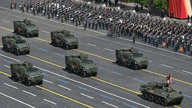 Военная техника на параде Победы