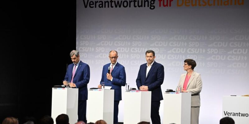 Лидеры ХДС, ХСС и СДПГ подписали коалиционный договор 1 72436834 403 Deutsche Welle ХДС-СДПГ-ХСС