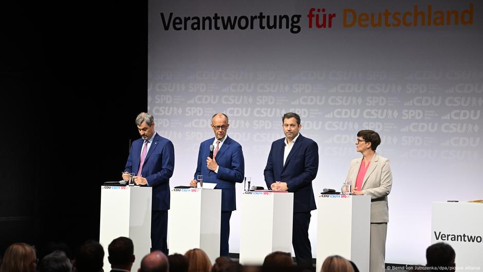 Лидеры ХДС, ХСС и СДПГ подписали коалиционный договор 1 72436834 403 Deutsche Welle ХДС-СДПГ-ХСС