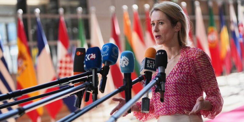 72606606 403 Deutsche Welle 17-й пакет санкций, Кая Каллас