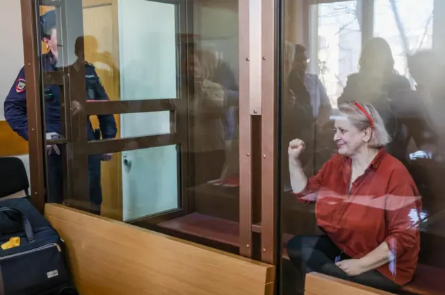 Екатерина Барабаш в суде