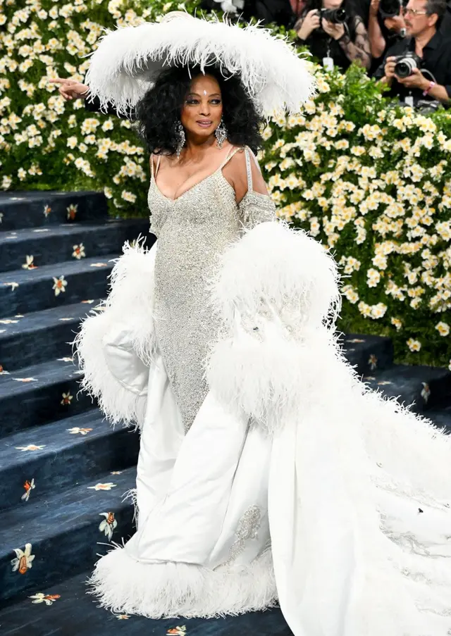 Дайана Росс на гала-вечере 2025 Met Gala «Superfine: Tailoring Black Style» в Метрополитен-музее 05 мая 2025 года (Нью-Йорк, США) 