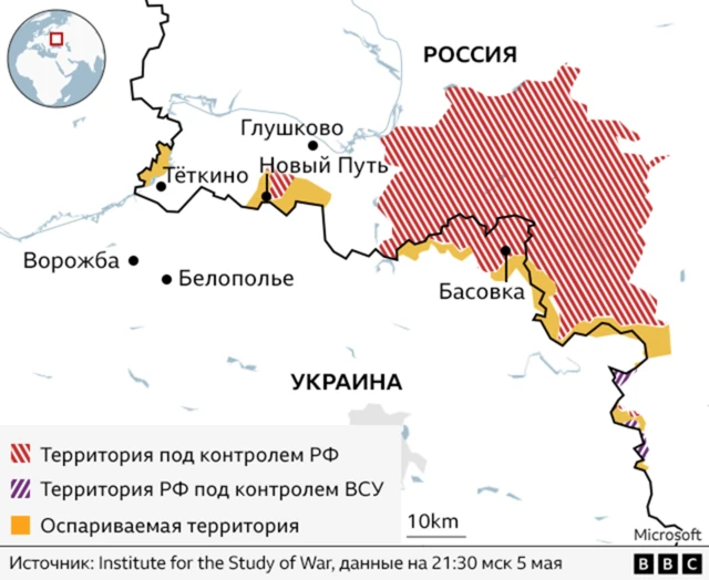 Атаки ВСУ в Курской области: попытка еще одного прорыва или отвлекающий маневр? 2 карта
