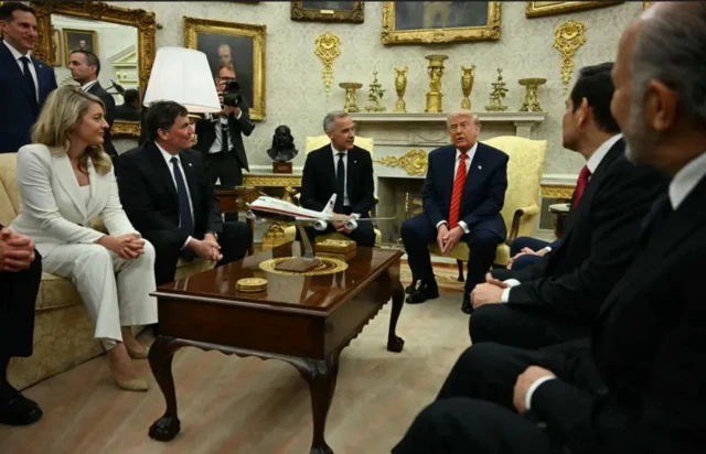 Встреча Марка Карни и Дональда Трампа