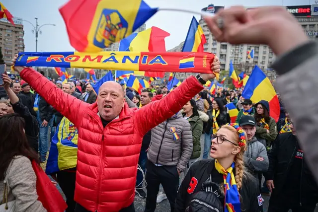 протесты в Румынии