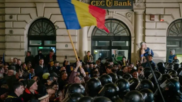 Проевропеец против трамписта. В Румынии проходит решающий тур президентских выборов 8 Протесты в Румынии