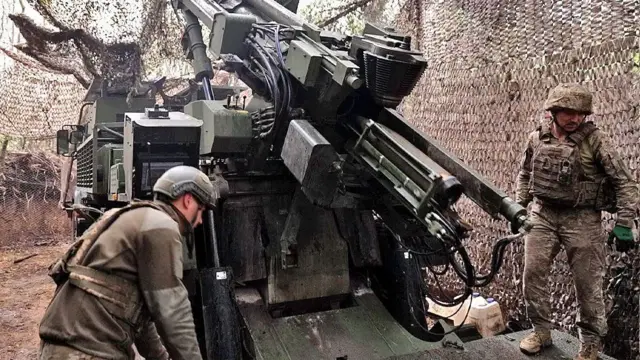 «Осторожный оптимизм». На украинском фронте с надеждой смотрят на переговоры с Россией 4 САУ Caesar
