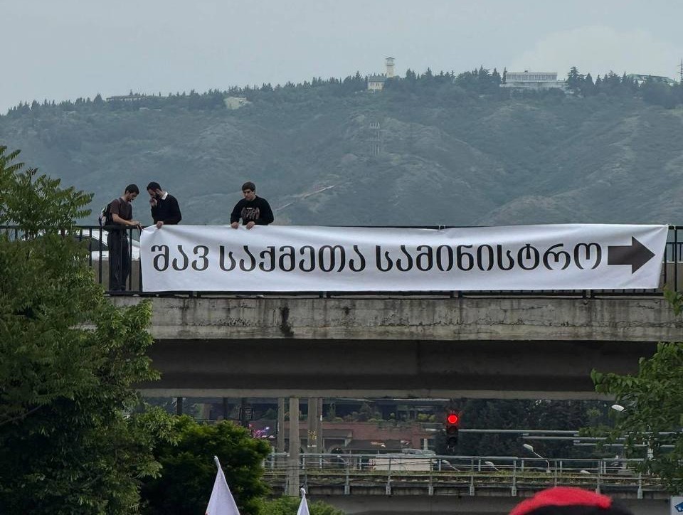 В Тбилиси проходит "марш единства" 2 photo 2025 05 04 17 43 00 новости "Марш единства", акции протеста в Грузии, задержанные на митинге, Звиад Цецхладзе
