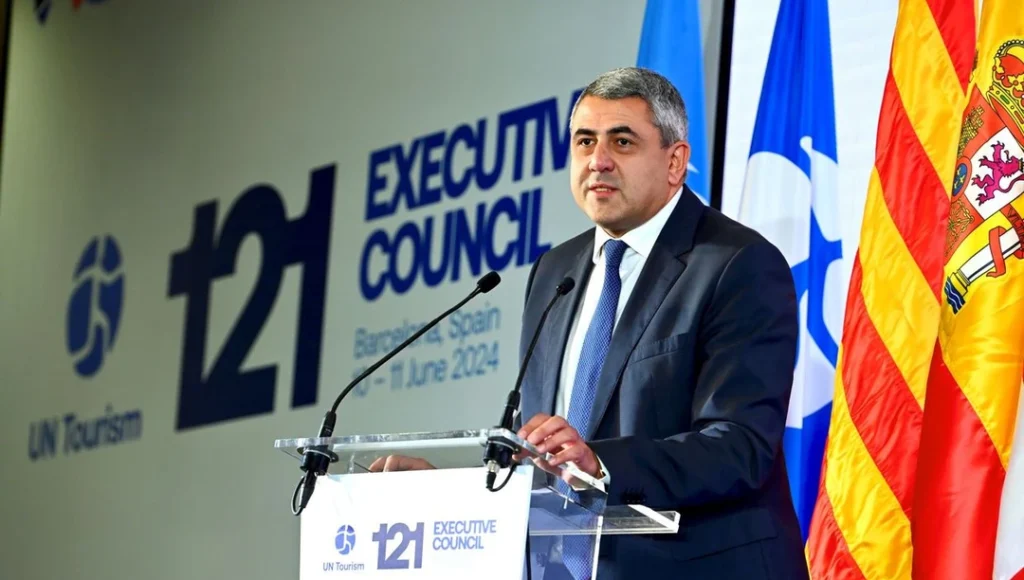 pololikashvili e1747656801443 новости OC Media, Всемирная туристская организация ООН, Грузинская мечта, Зураб Пололикашвили, ЮНВТО